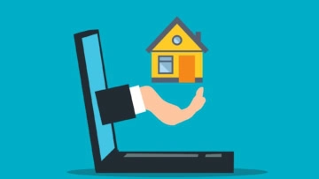 mano entrega casa desde pc