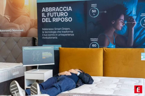 prova materasso smart con monitoraggio del sonno