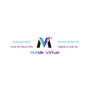monde virtuel : logo vr, escape game vr et karaoké