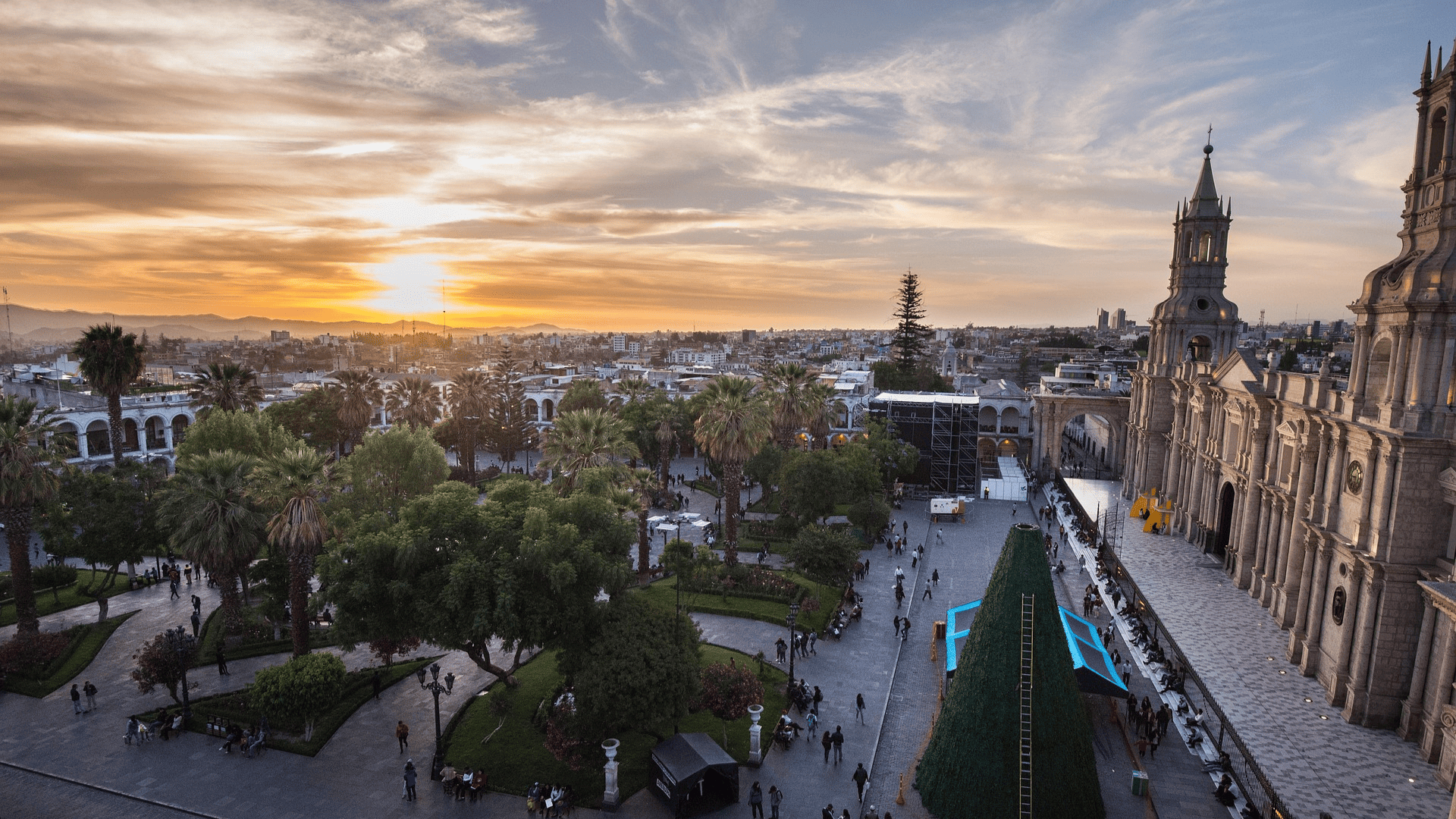 panorama de calles en perú