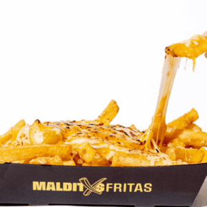 patatas fritas en caja