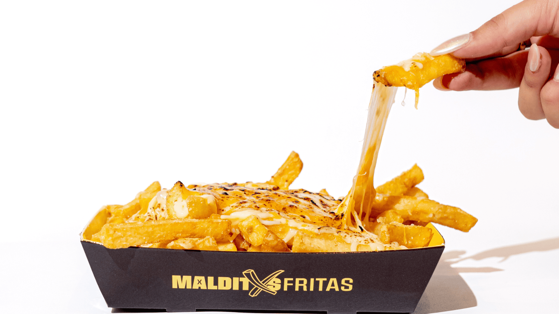 patatas fritas en caja