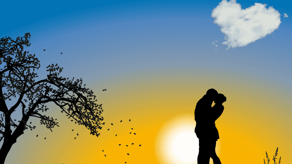 personas abrazadas ilustración nube forma corazón (1)