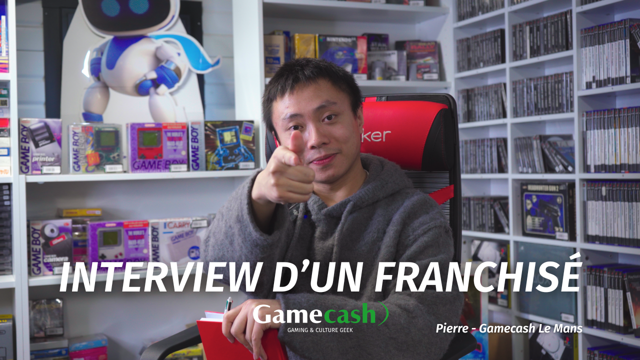 pierre, franchisé gamecash posant pour son interview