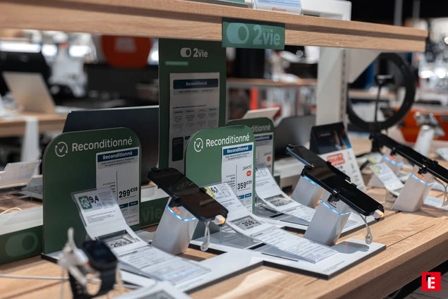 rayon smartphones reconditionnés 2vie en boutique