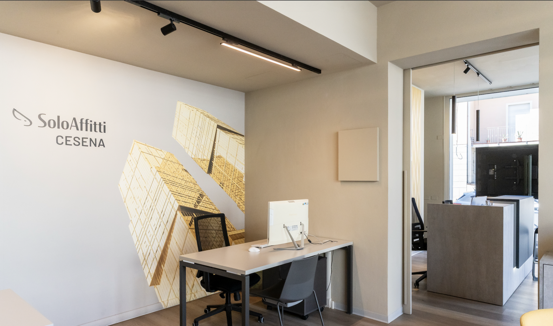 ufficio moderno soloaffitti a cesena, design minimale