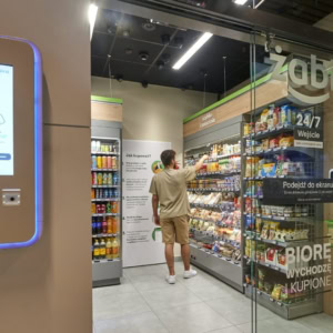 sklep bez kas 24/7 z kioskiem nano