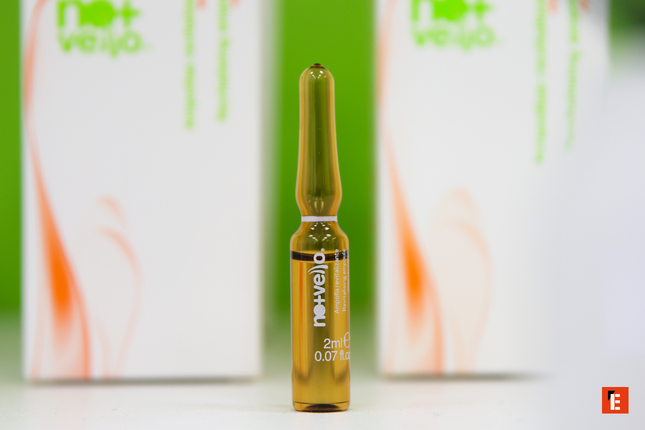 ampolla vetro ambra 2 ml farmaceutica minimalista