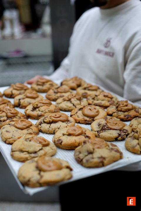 biscuits maison caramel et chocolat fondant