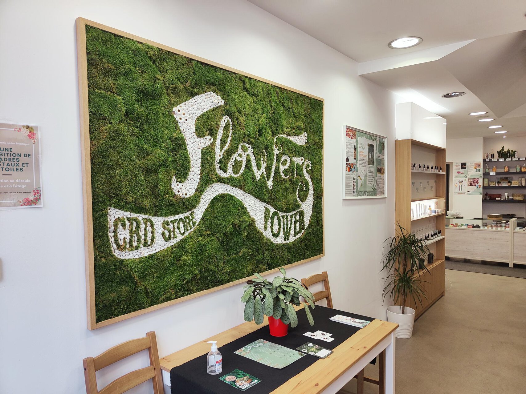 boutique bien Être: tableau de mousse naturelle