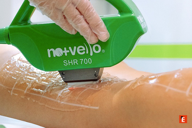epilazione professionale shr 700 no+vello in azione