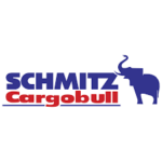 schmitz cargobull logo mit blauem elefanten und rotem schriftzug
