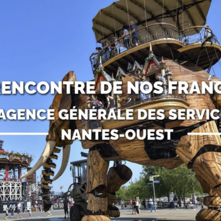 Éléphant mécanique géant à nantes ouest