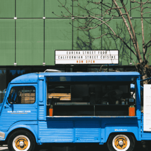 cobalt blue food truck: eureka street food