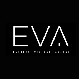 logotipo eva minimalista para esports y arenas virtuales