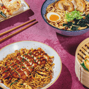 ramen, gyozas, tempura y katsu: banquete asiático