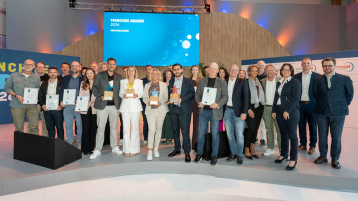 franchise awards 2026 – gewinner auf der bühne