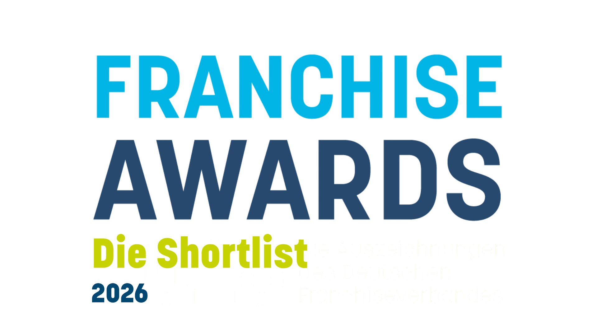 franchise preise 2026 – kurzliste plakat