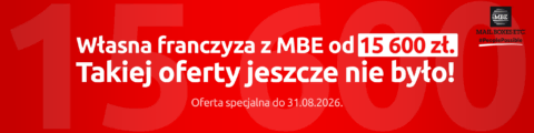 otwórz franczyzę mbe od 15 600 zł