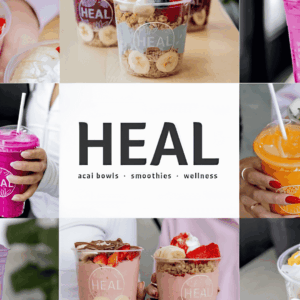heal acai bowls & vibrant smoothies