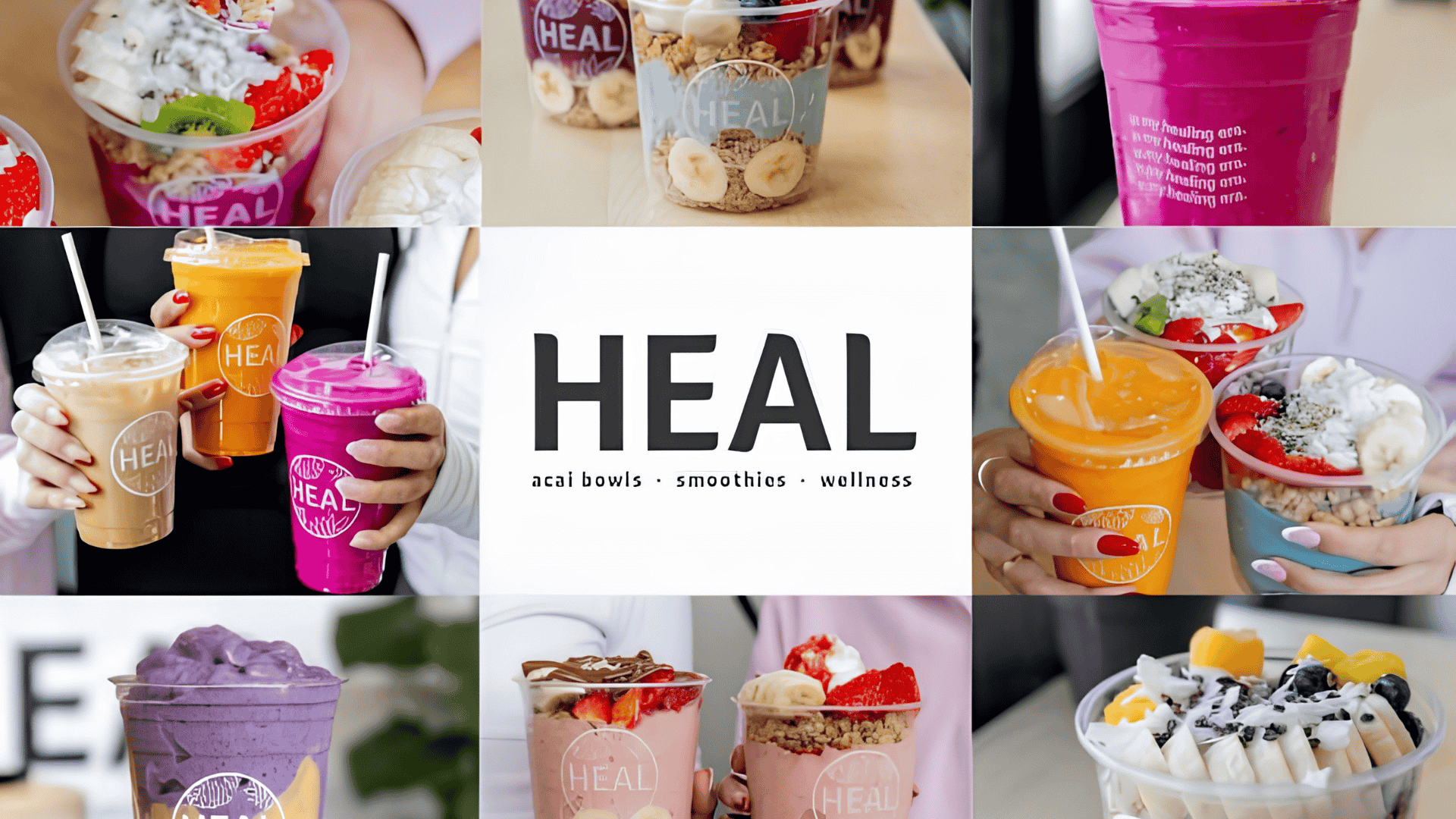 heal acai bowls & vibrant smoothies
