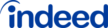 logo bleu arrondi minimaliste avec i stylisé