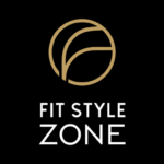 nowoczesne złote logo fitness dla strefy
