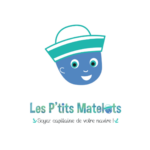 logo mascotte marin pour enfants — les ptits matelots