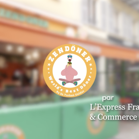 logo zendöner sur vitrine de döner