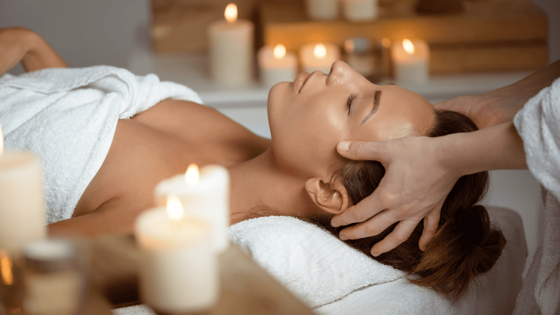 masaje craneal en spa para relajación profunda