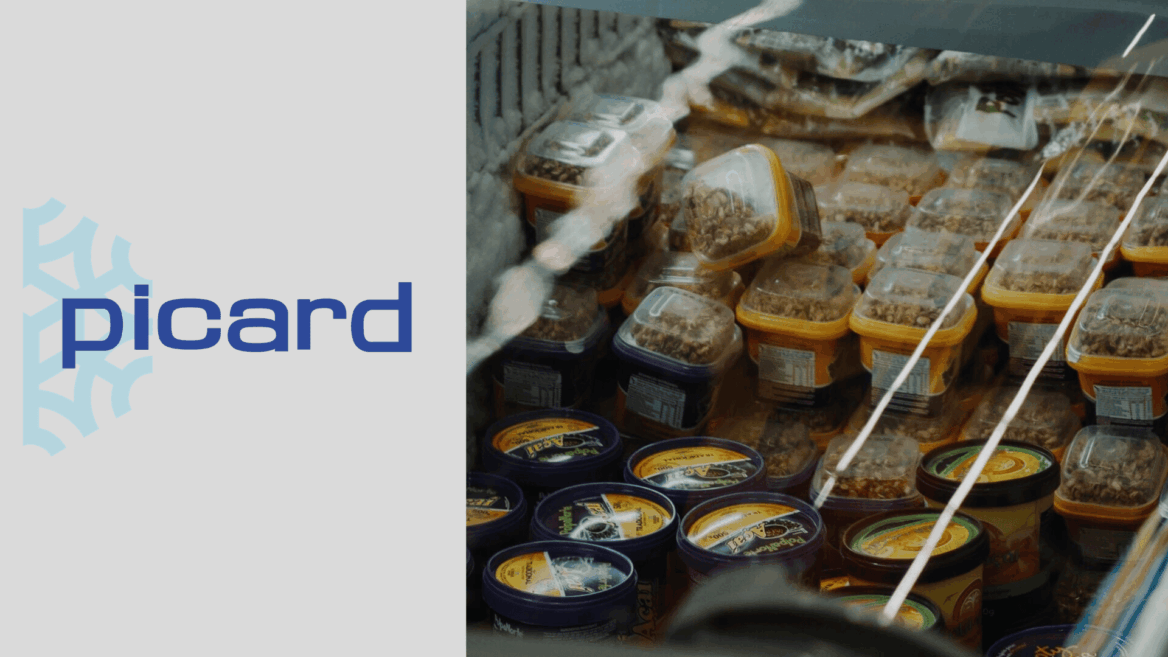 rayon surgelés picard : barquettes jaunes et pots bleus