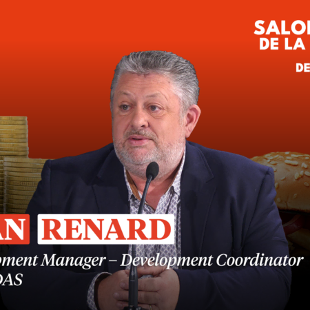 fabian renard (leonidas) en direct au salon de la franchise