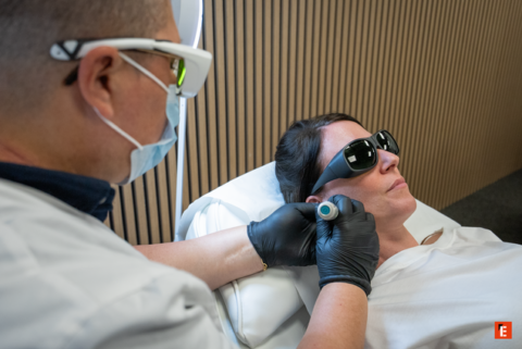 traitement laser mandibulaire en clinique esthétique