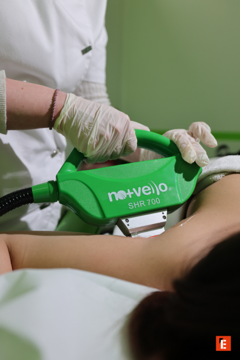 epilazione ascelle professionale con shr700 no+vello