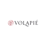 logotipo volapiÉ: escudo circular rojo y serif