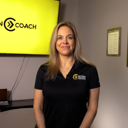 actioncoach presenter in conference room