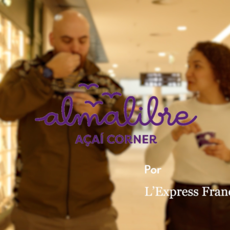 degustación de açaí almalibre en centro comercial
