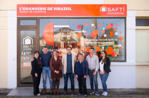 Équipe safti à lorangerie coworking virazeil