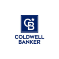 coldwell banker logo: blaues cb‑monogramm mit stern
