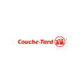 logo couche tard rouge avec hibou stylisé