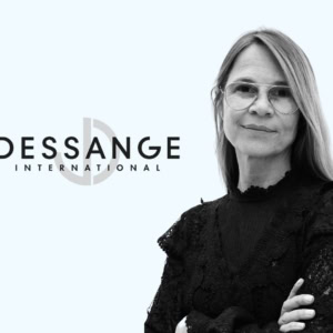 portrait professionnel en dentelle — dessange international