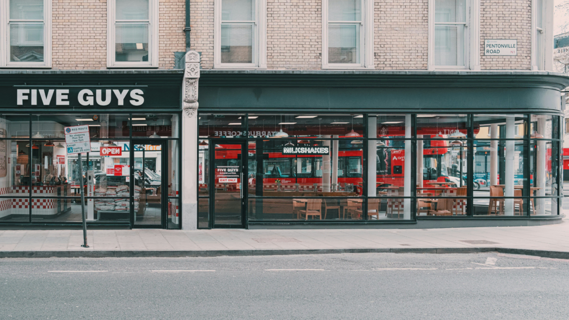 five guys restaurant an der pentonville road