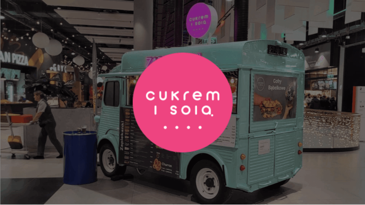 turkusowy food truck: gofry bąbelkowe i churros