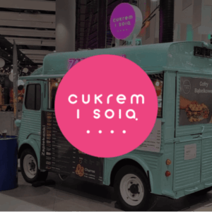 turkusowy food truck: gofry bąbelkowe i churros