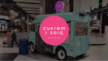 turkusowy food truck: gofry bąbelkowe i churros