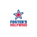 Logo de Foster’s Hollywood, estrella roja y azul.