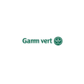 logo gamm vert — emblème feuille pour jardinage