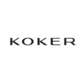 logotipo minimalista koker moderno sin serifas
