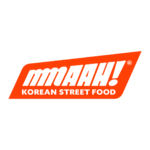 maah! oranges logo für koreanisches streetfood
