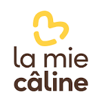logo la mie câline boulangerie — emblème jaune et marron